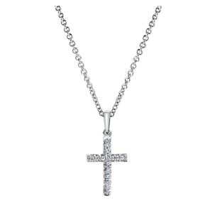 Gabriel Fashion 14 Karat Faith Cross Necklace NK2237W45JJ