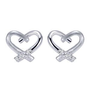 Gabriel Fashion Silver Eternal Love Stud Earrings EG11799SV5JJ