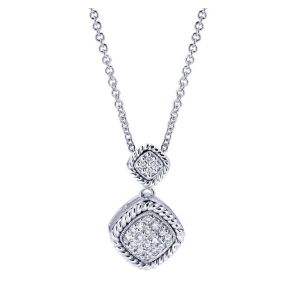 Gabriel Fashion 14 Karat Hampton Diamond Necklace NK1219W45JJ