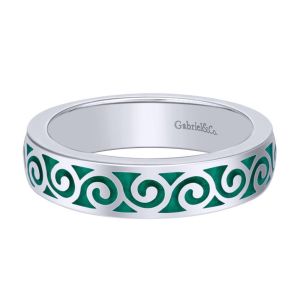 Gabriel Fashion Silver Stackable Stackable Ladies' Ring LR5883-7E4SVJJJ