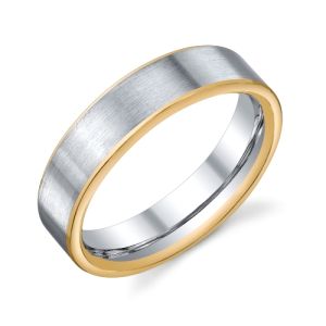 273747 Christian Bauer Platinum & 18 Karat Wedding Ring / Band
