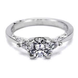 Tacori Platinum Simply Tacori Engagement Ring 2606RD6