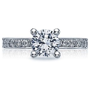 Tacori Crescent Platinum Engagement Ring 41-25RD65