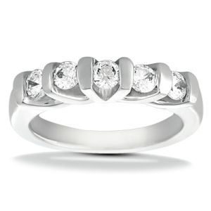 Taryn Collection Platinum Wedding Ring TQD B-292