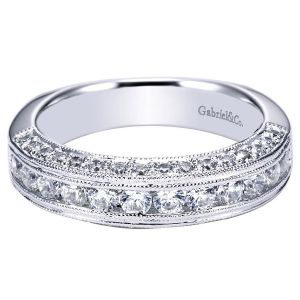 Gabriel 14 Karat Victorian Wedding Band WB4137W44JJ