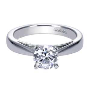 Gabriel Platinum Contemporary Engagement Ring ER8132PTJJJ