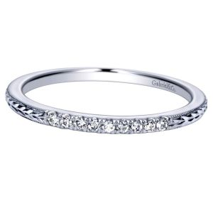 Gabriel 14 Karat Victorian Wedding Band WB8636W44JJ