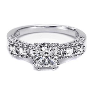 Tacori Dantela 18 Karat Engagement Ring 2629SQ