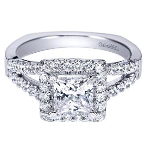 Gabriel 14 Karat Contemporary Engagement Ring ER4113W44JJ