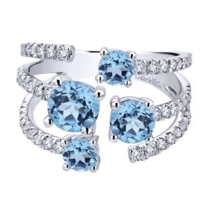 Gabriel Fashion 14 Karat Lusso Color Ladies' Ring LR50643W45BT