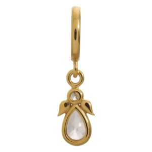 Endless Jewelry Sparkling Angel Gold Plated Charm 53354