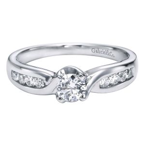 Gabriel 14 Karat Contemporary Engagement Ring ER94352W44JJ