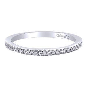 Gabriel 14 Karat Contemporary Wedding Band WB9299W44JJ