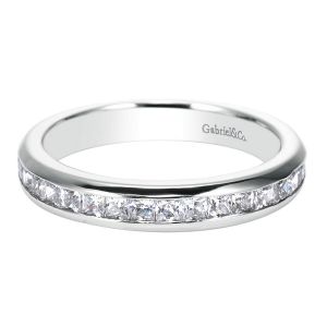 Gabriel 14 Karat Contemporary Wedding Band WB6578W44JJ