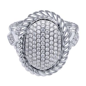 Gabriel Fashion 14 Karat Hampton Diamond Ladies' Ring LR5785W44JJ