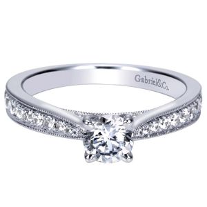 Gabriel 14 Karat Victorian Engagement Ring ER98678W44JJ