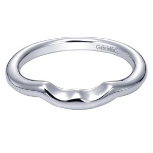 Gabriel 14 Karat Contemporary Wedding Band WB5995W4JJJ