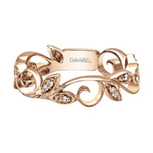 Gabriel Fashion 14 Karat Stackable Stackable Ladies' Ring LR4593K44JJ