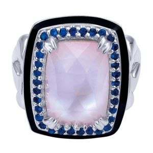 Gabriel Fashion Silver Art Nouveau Ladies' Ring LR50312E8SVJMC