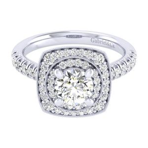 Gabriel 14 Karat Perfect Match Engagement Ring ER039B4AFW44JJ