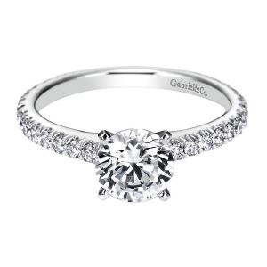 Gabriel 14 Karat Contemporary Engagement Ring ER6700W44JJ