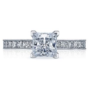 45-25PR6 Platinum Tacori Sculpted Crescent Engagement Ring