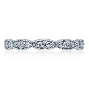 46-25ET Platinum Tacori Sculpted Crescent Diamond Wedding Ring