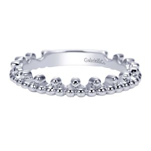 Gabriel Fashion 14 Karat Stackable Stackable Ladies' Ring LR6360W4JJJ
