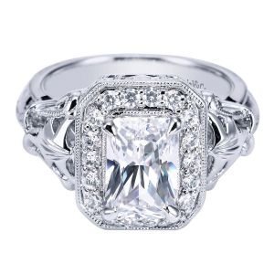 Gabriel 14 Karat Victorian Engagement Ring ER5443W44JJ