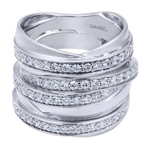 Gabriel Fashion 14 Karat Lusso Diamond Ladies' Ring LR4552W44JJ