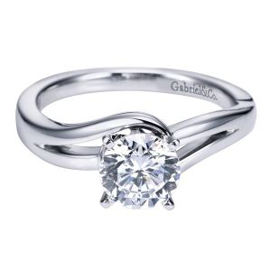 Gabriel 14 Karat Contemporary Engagement Ring ER6680W4JJJ