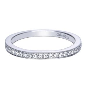Gabriel 14 Karat Contemporary Wedding Band WB8628W44JJ