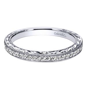 Gabriel 14 Karat Victorian Wedding Band WB8839W44JJ