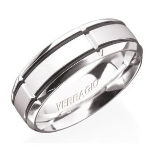 Verragio Platinum In-Gauge Wedding Band RU-7004