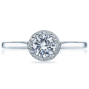 Tacori 2639RD55 18 Karat Dantela Engagement Ring