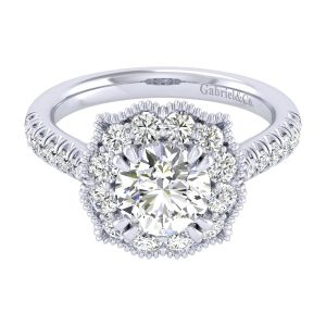 Gabriel 14 Karat Perfect Match Engagement Ring ER039C6ACW44JJ