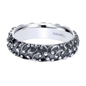 Gabriel Fashion Silver Stackable Stackable Ladies' Ring LR6766-7SVJJJ