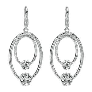 Gabriel Fashion Silver Roman Drop Earrings EG11539SVJJJ