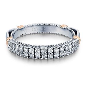 Verragio Parisian-115W Platinum Wedding Ring / Band