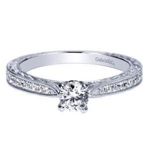 Gabriel 14 Karat Victorian Engagement Ring ER98705W44JJ