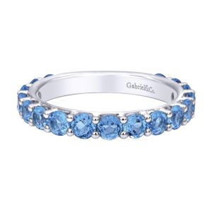 Gabriel Fashion 14 Karat Stackable Stackable Ladies' Ring LR4859W4JBT