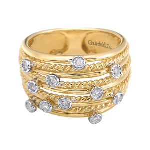 Gabriel Fashion 14 Karat Hampton Diamond Ladies' Ring LR5789Y45JJ