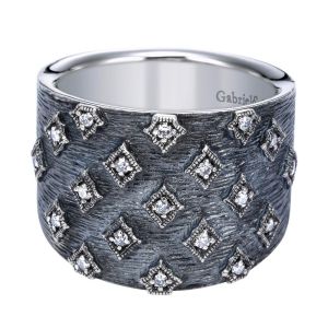 Gabriel Fashion Silver Roman Ladies' Ring LR6596SV5JJ