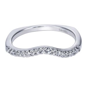 Gabriel 14 Karat Contemporary Wedding Band WB4179W44JJ