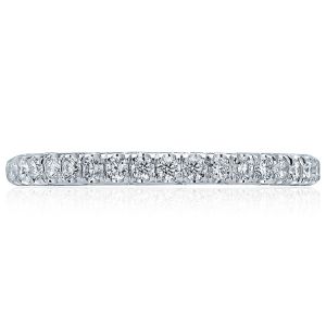 HT2545B Platinum Tacori Classic Crescent Diamond Wedding Ring