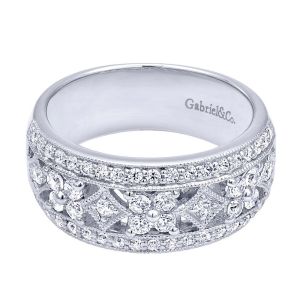 Gabriel Fashion 14 Karat Victorian Ladies' Ring LR4817W44JJ
