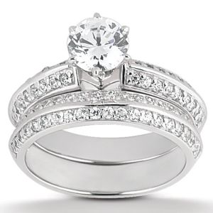 Taryn Collection Platinum Diamond Engagement Ring TQD A-3921