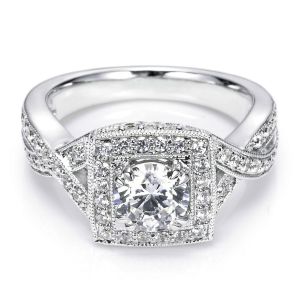 Gabriel 14 Karat Victorian Engagement Ring ER6040W44JJ