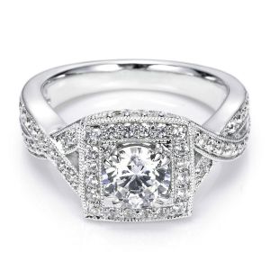 Gabriel 14 Karat Victorian Engagement Ring ER6040W44JJ