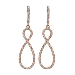 Gabriel Fashion 14 Karat Lusso Diamond Drop Earrings EG11207K45JJ